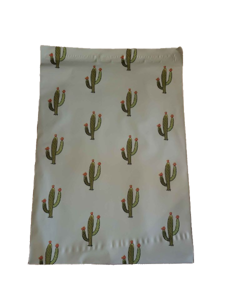 Cactus Green Western Poly Mailers Size 6x9 Shipping Bags