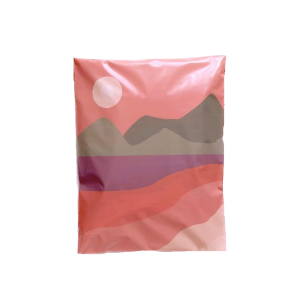 Pink Sedona Sun Rise Poly Mailers Size 12x15.5 Colorful Shipping Bags
